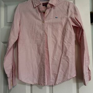 Vineyard Vines Light Pink Cotton Button-Down Shirt.  100% Cotton.